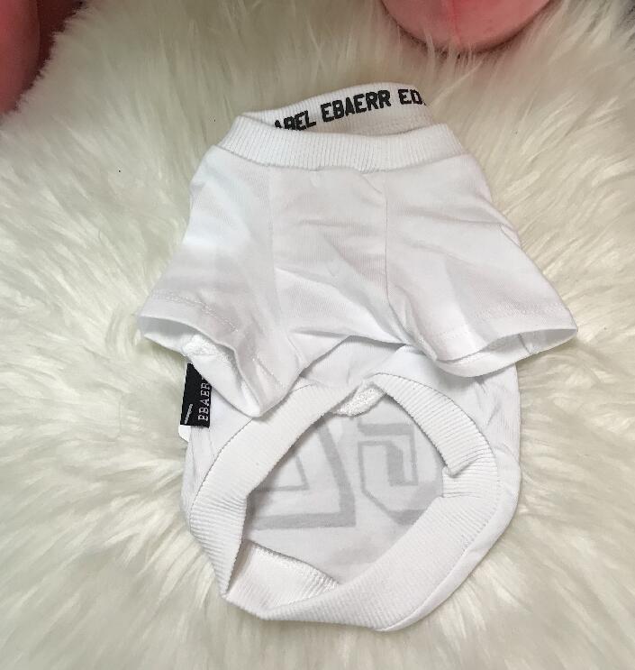 Pull en coton imprimé lettres pour chihuahua, vêtements de printemps pour petits chiens.