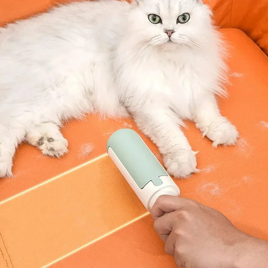 Brosse magique et écologique pour poils d'animaux: élimine les poils et poussière sur vêtements et tissus