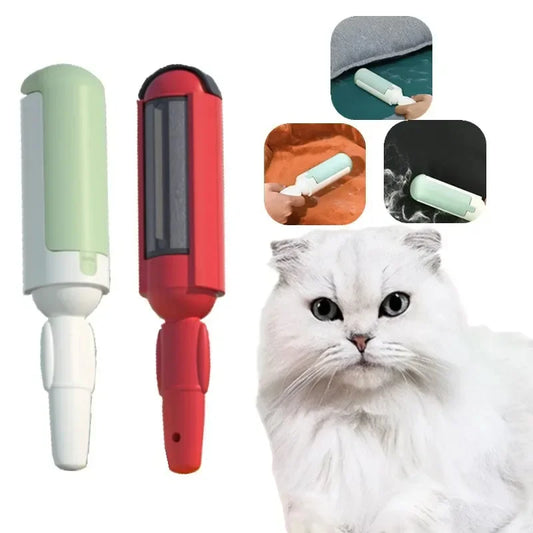 Brosse magique et écologique pour poils d'animaux: élimine les poils et poussière sur vêtements et tissus