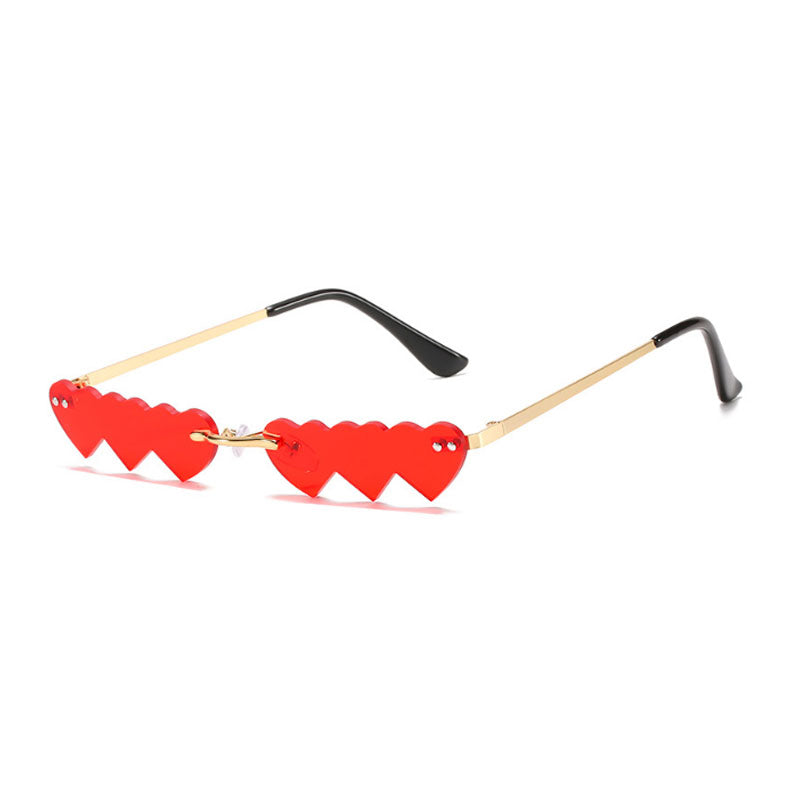 Funny Glasses Love Sunglasses