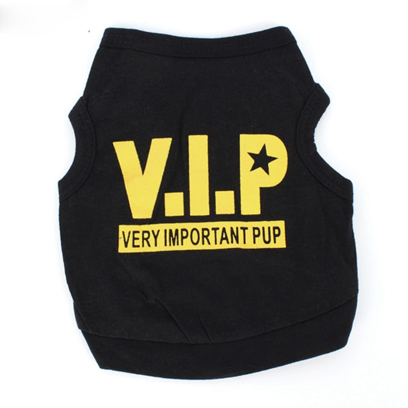 T-shirt pour chien VIP Articles pour animaux de compagnie - Vêtements d'été