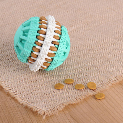 Pets Dog Toy Eco-friendly Rubber Food Leak Toys For Dogs Pet Training Have Fun Diet Control Dental Massaging Ball