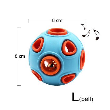 HOOPET Pet Dog Toys Toy Funny Interactive Ball Dog Chew Toy For Dog Ball Of Food Rubber Balls Pets Supplies