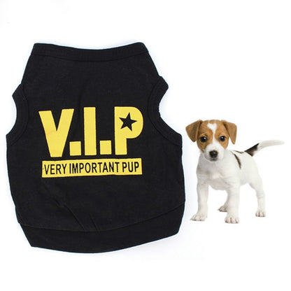T-shirt pour chien VIP Articles pour animaux de compagnie - Vêtements d'été